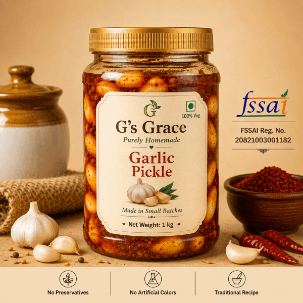 G's Grace Homemade Lehsun Ka Achaar