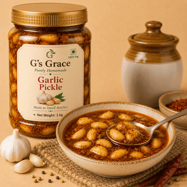 G's Grace Homemade Preservative free Garlic Pickle