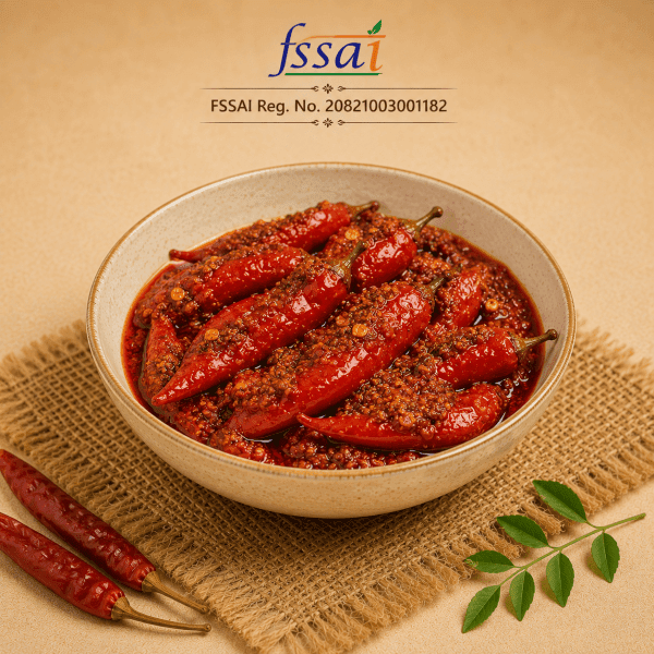G's Grace homemade preservative free red chilli pickle