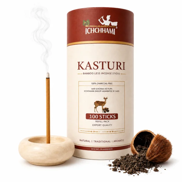 Ichchhami Kasturi Bamboo Less Incense Sticks